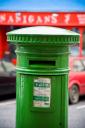 Irish Green Post Box