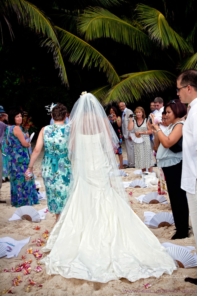 beach wedding in Seychelles
