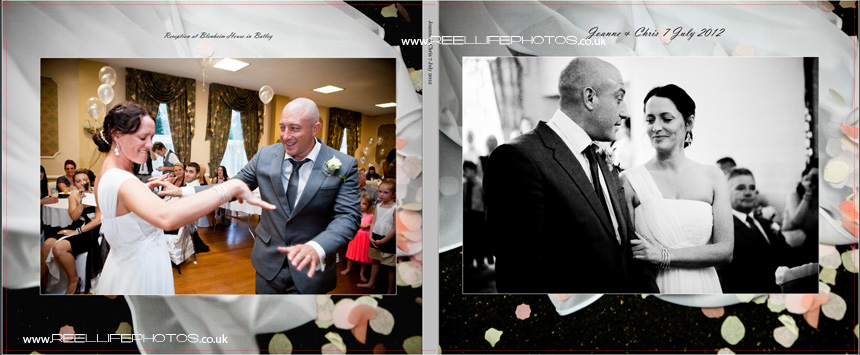 wedding storybooks by West Yorkshire wedding photographer