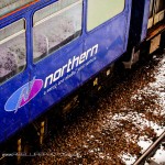 Pictures of train in Snow on Platform One