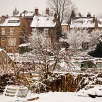Snow scenes in Dewsbury