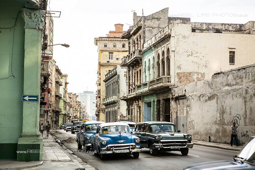 Old Amercan cars in Cuba.