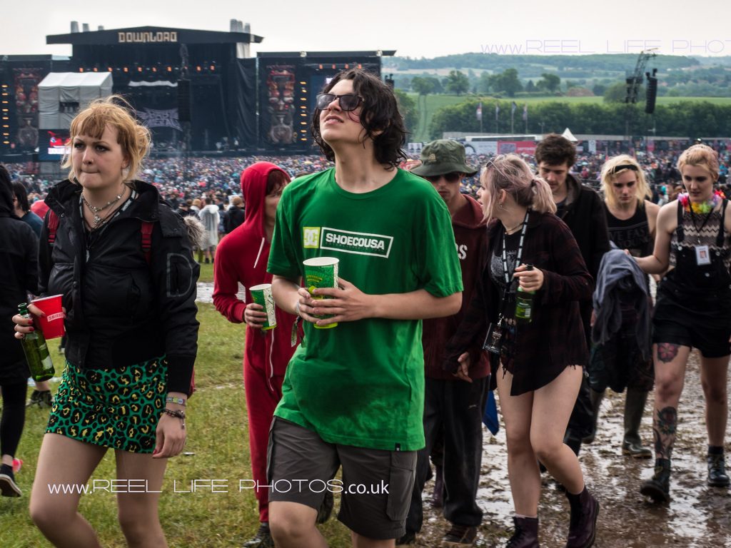  Download 2016 festival goers in shorts, despite the mud and rain!