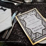 Great Gatsby wedding menu
