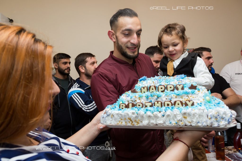 Birthday cake for 3 year old Romanian boy.